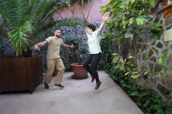 Valentin nap alkalmából a Nyíregyházi Állatpark dolgozói állati udvarlásokat mutatnak be