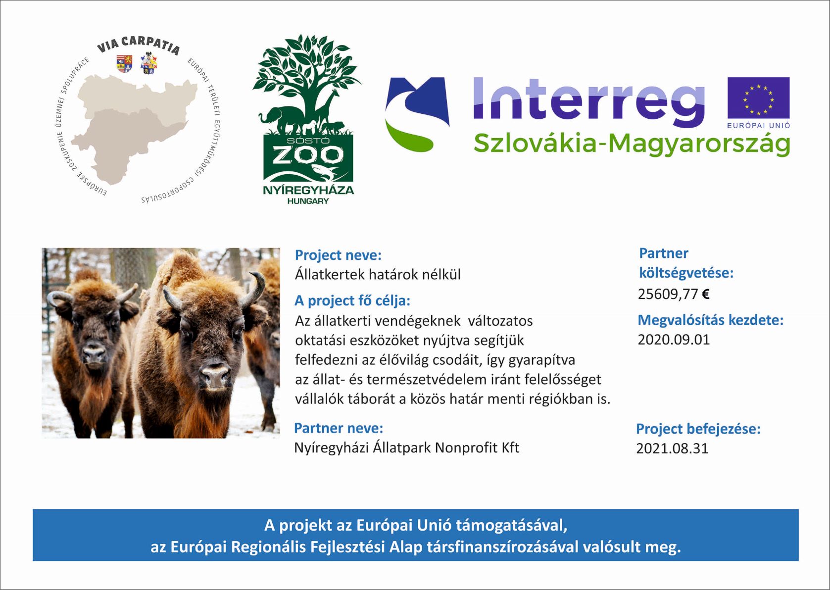 Interreg Szlovákia-Magyarország projekt valósul meg