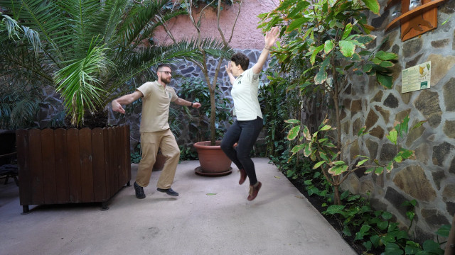 Valentin nap alkalmából a Nyíregyházi Állatpark dolgozói állati udvarlásokat mutatnak be