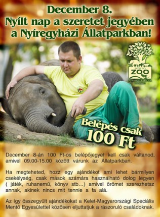 December 8-án nyílt nap a Nyíregyházi Állatparkban!
